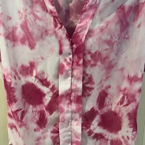 cielo pink tye-die top
